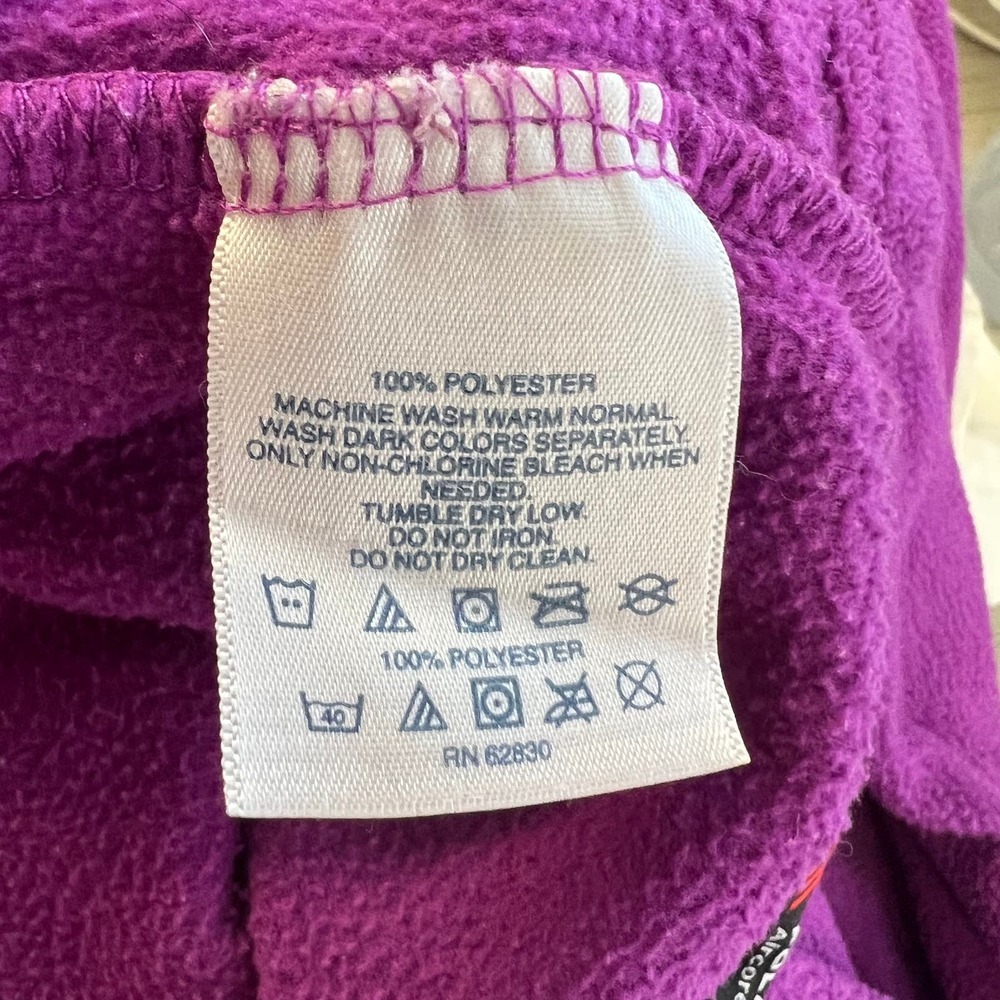 Lands' End Women's Henley Neck Pullover Sweatshirt Long Sleeve Pink Size M - Picture 5 of 6